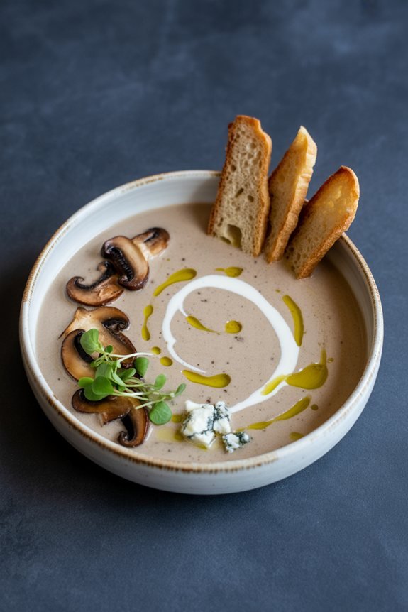 elevate chowder with presentation