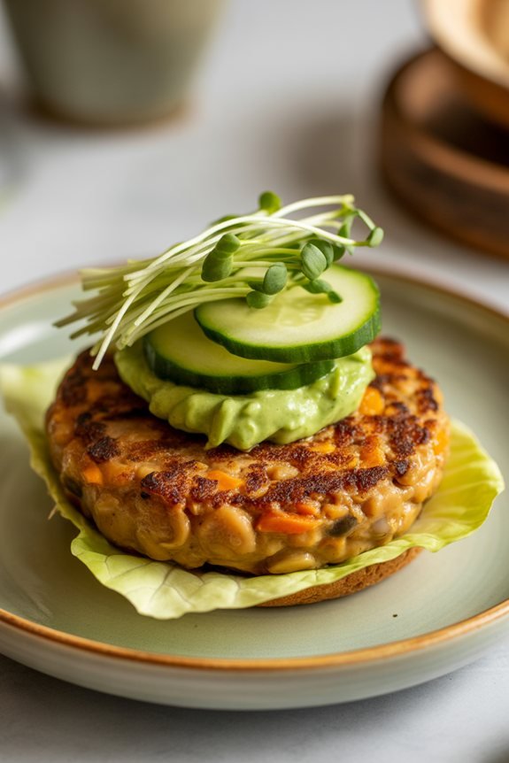 elevate your bean burger