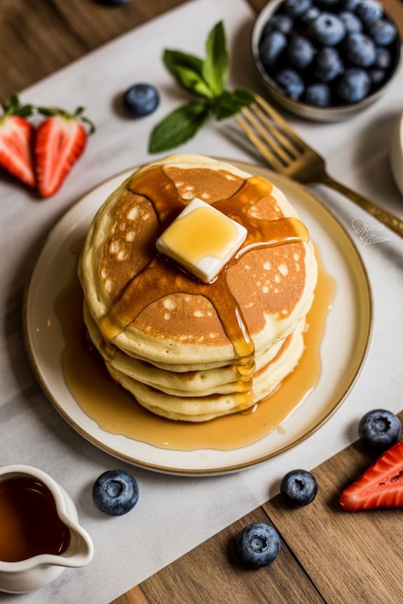 fluffy pancakes made homemade