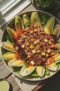 fresh salad with capers
