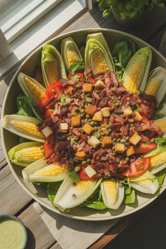 fresh salad with capers