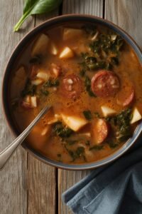 kale and chorizo soup