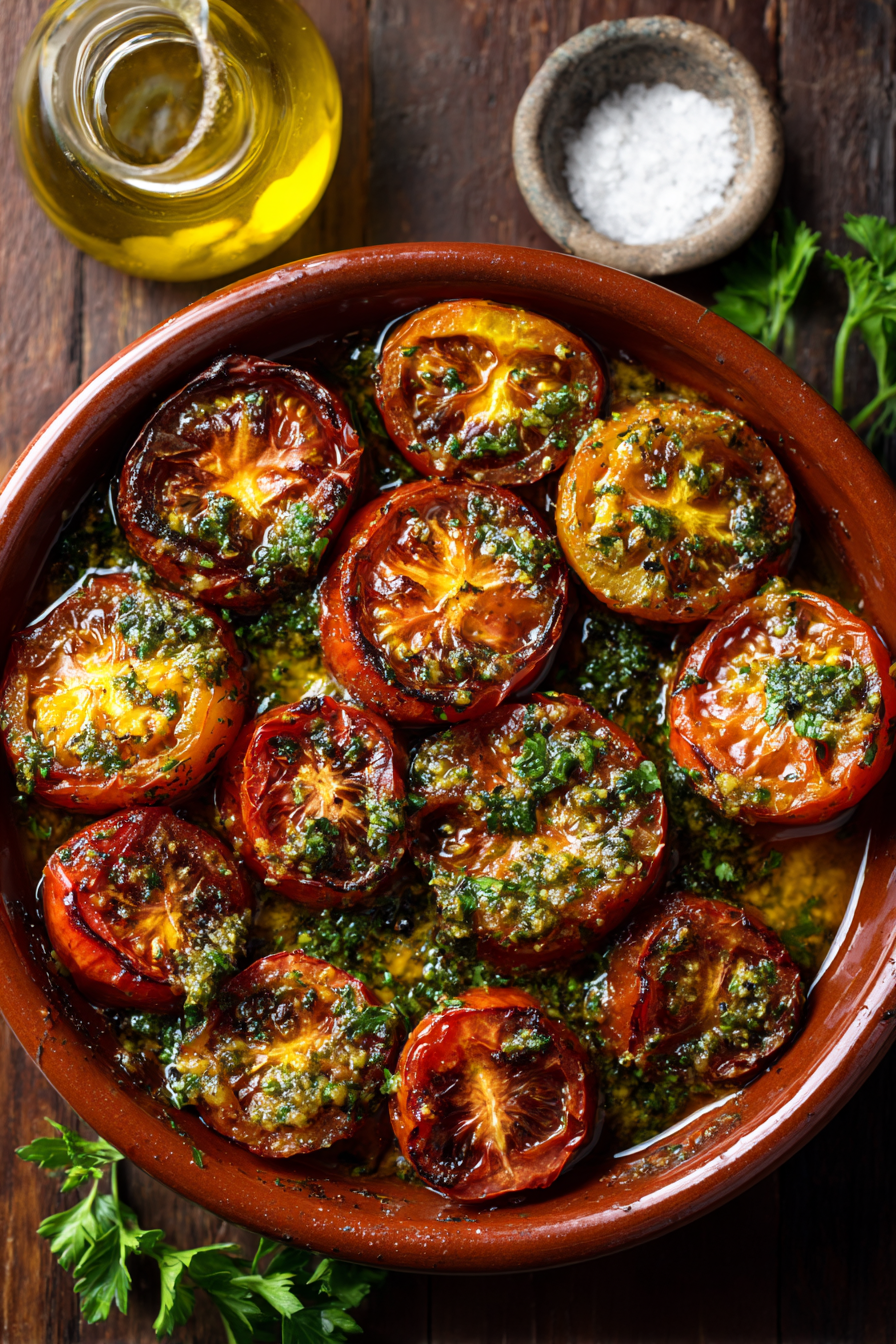 roasted Mediterranean tomato halves