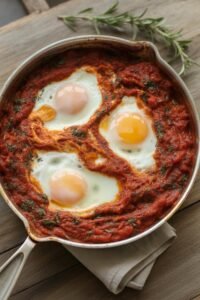 mediterranean style egg dish
