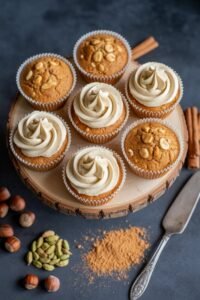 nutty protein rich cupcake