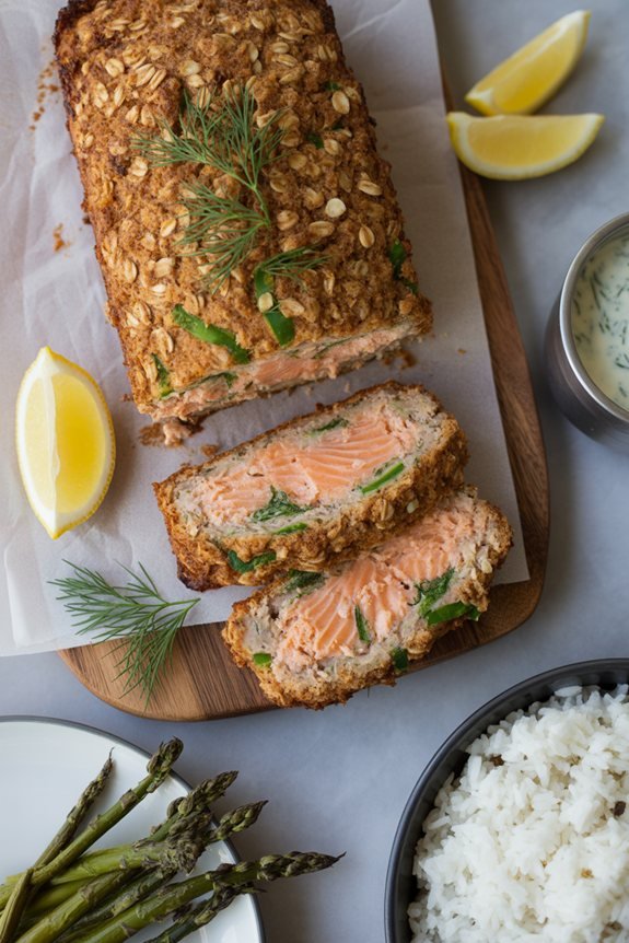 oatmeal crusted salmon recipe