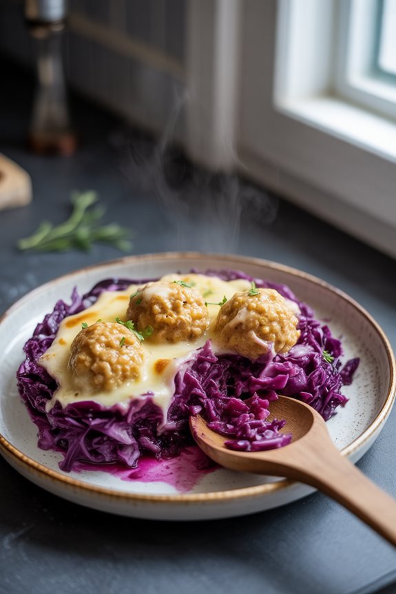 plate with vibrant contrast