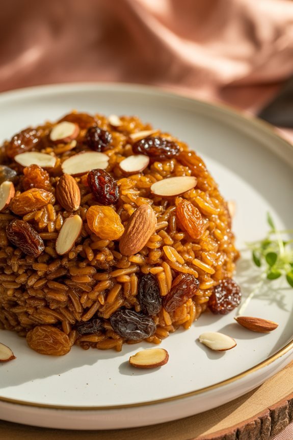 plating coca cola rice elegantly