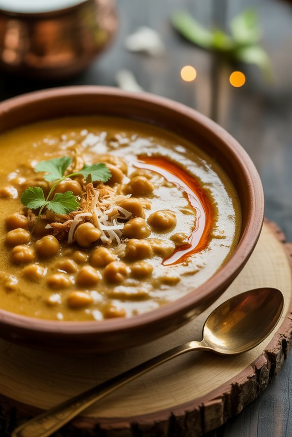 plating curry with style