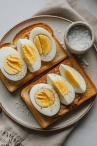 protein packed breakfast toast