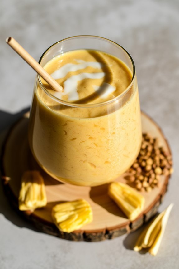 restaurant worthy smoothie presentation