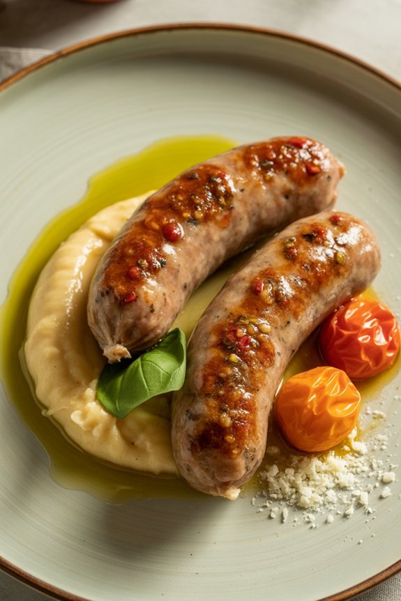 savory sausage plating tips