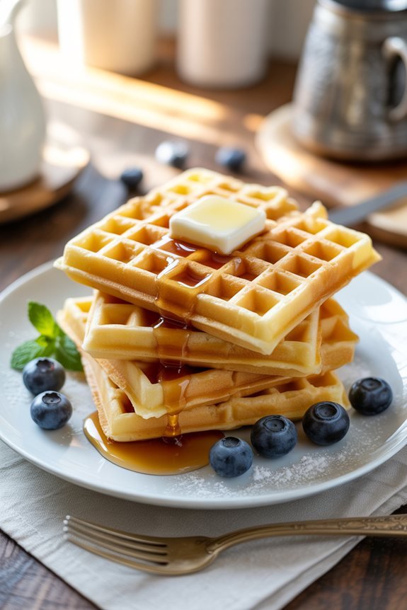 thoughtful waffle presentation techniques