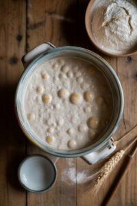 traditional sourdough bread starter