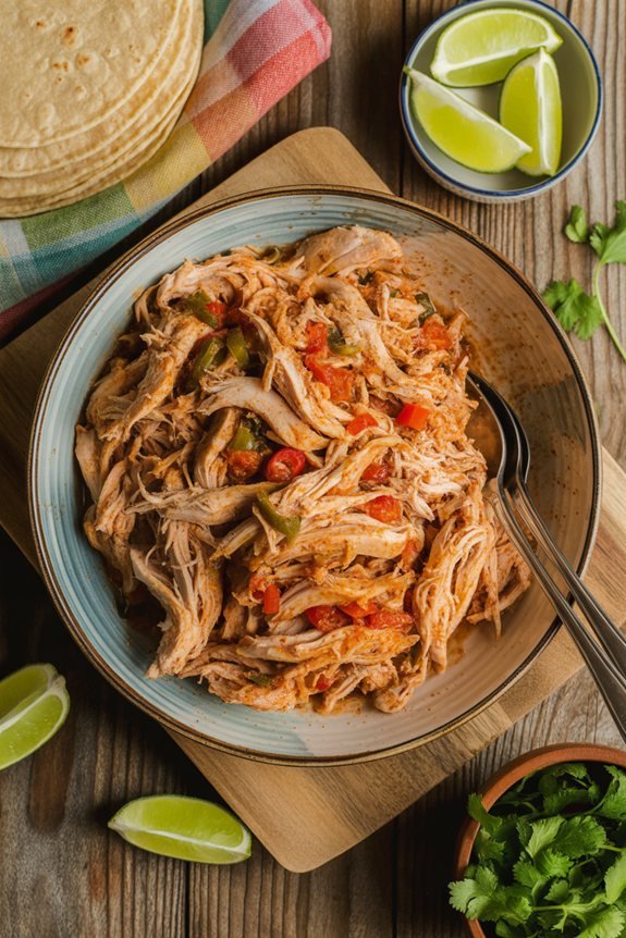 zesty shredded chicken recipe